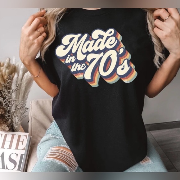 Tops - 70'S Retro Vintage 1970S T-shirt